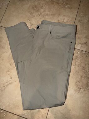 Lululemon Light Gray Slim Fit Pants